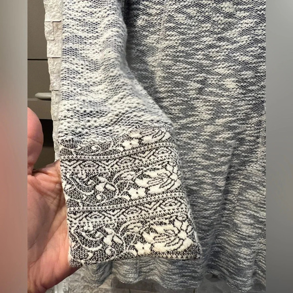 Anthropologie Saturday Sunday Size Small gray white long sleeve dress - Picture 5 of 12